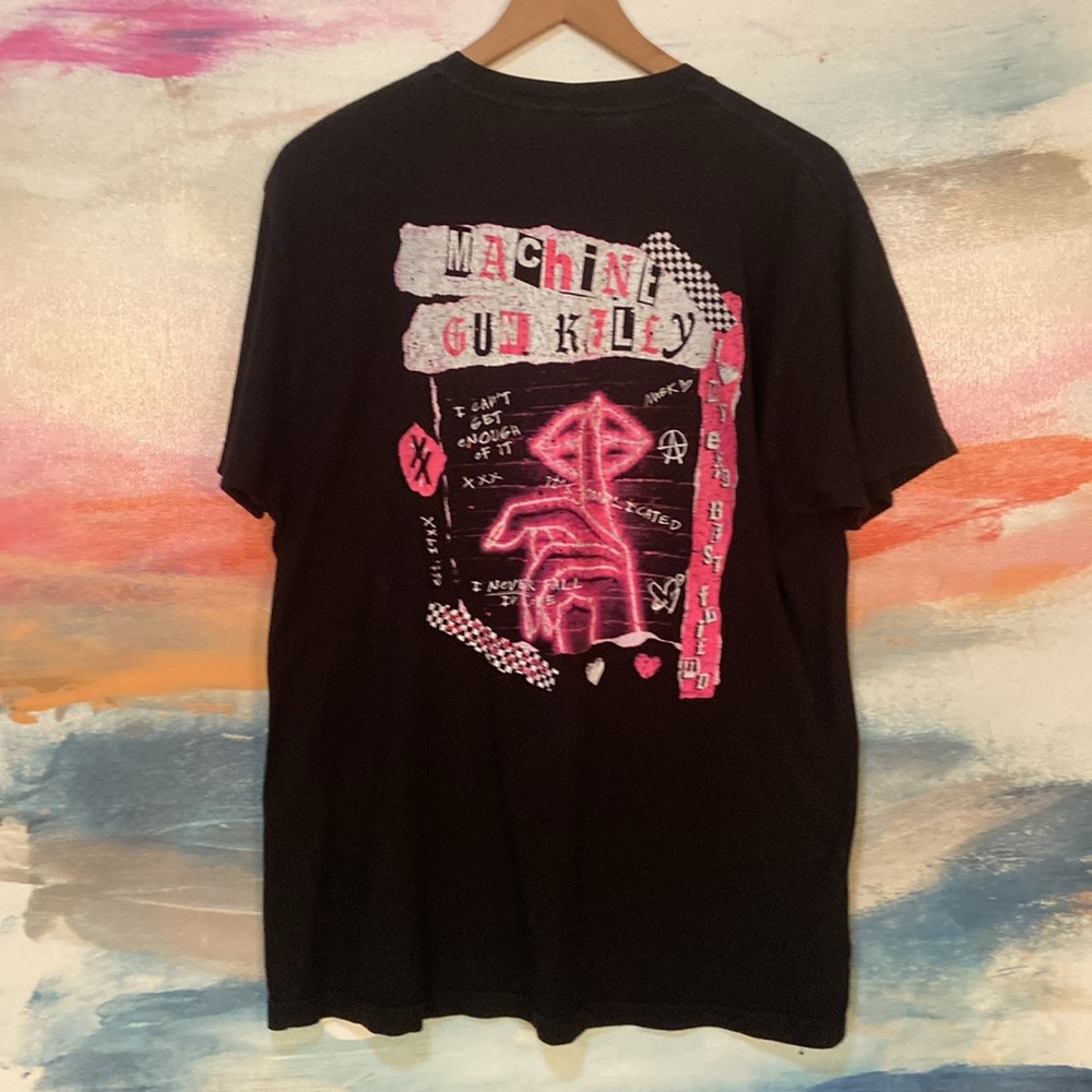 🔥EC🔥F/B MGK Machine Gun Kelly 100% Cotton T-shirt.
